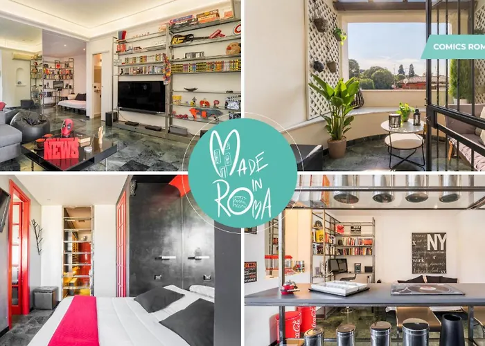 Appartamento Comics Penthouse, Funny Flat Nearby Colosseum *